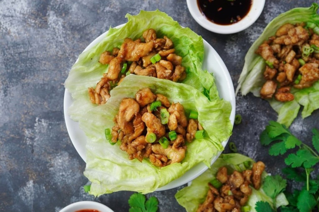 Thai Chicken Lettuce Wraps